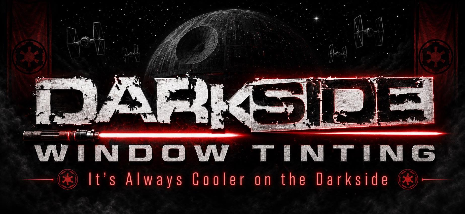 Darkside Window Tinting sci-fi inspired brand artwork